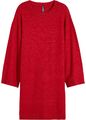 Neu Strickkleid Gr. 40/42 Magentarot Damen Casual-Kleid Minikleid Dress