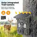 Usogood Solar Wildkamera 4K 48MP Jagdkamera Nachtsicht Überwachungskamera