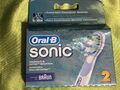 2 Oral-B Sonic Complete Aufsteckbürsten Ersatzbürsten