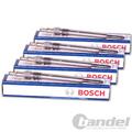 4x BOSCH GLÜHKERZE DURATERM für CITROEN DS3 HDi FORD B-MAX FOCUS 3 MONDEO V TDCi