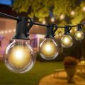 25LED Outdoor LED Lichterkette Außen Strom Glühbirnen Außen mit G40 Birnen Set