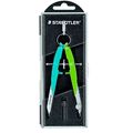 STAEDTLER 556 Zirkel Mars® comfort Präzisions-Geometriezirkel - Neon blau/grün