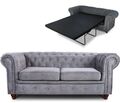 Schlafsofa Chesterfield Asti Bis 2-Sitzer, Sofa mit Schlaffunktion, Couch 2-er,