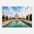 Majestätischer Sonnenaufgang: Taj Mahal, Agra, Indien | Wandbilder