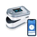 Beurer PO60 Pulse Oximeter with Bluetooth   Measures Heart Rate and arterial Oxy