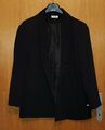 244I)  Herzdame  Damen Blazer Schwarz   Gr. 44 -46