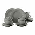 Seltmann Weiden Beat Perlgrau Kaffeeservice 18-tlg., Geschirr-Set, Porzellan