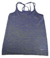 Nike Damen Tank Top Dri-fit Gr. L Blau Neu