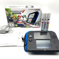 Nintendo 2DS Konsole in OVP | Schwarz Blau | Mario Kart 7 EDITION + 3x Spiele