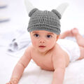  Viking Hat Baby Wikinger Trinkhorn Babymütze Cold Weather Warm