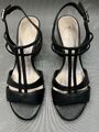 Tamaris Sommer-Sandaletten-Sandalen, schwarz, NEU, Gr. 38