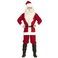 Weihnachtskostüm Santa Claus Weihnachtsmann Kostüm für Herren Nikolaus Anzug XL