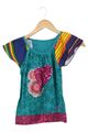 DESIGUAL Kinder T-Shirt Gr. 128 Mehrfarbig Kurzarm Baumwolle