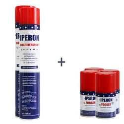 IPERON® Set mit 12 x 750 ml Ungezieferspray und 12 x 200 ml Fogger Sofortwirkung