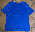 EFIXELLE v.Peter Hahn T-Shirt royalblau Glitzersteine 44/XL NEU NP 69,--  €