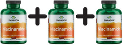 (60 g, 936,67 EUR/1Kg) 3 x (Swanson Niacinamide, 500mg - 250 caps)