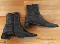 Stiefeletten, Damen, Gr 36, Leder, schwarz, isoliert mit natürlicher Schafswolle