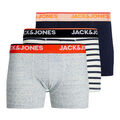 3er Pack JACK & JONES Herren Unterhosen Shorts Boxershorts Dave Trunks 