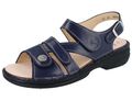 FINN COMFORT Gomera Damen Sandale Riemchensandale blau Glattleder