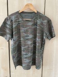 Alpha Industries Camouflage Herren T Shirt Stretch dehnbar hauteng  Größe  L 