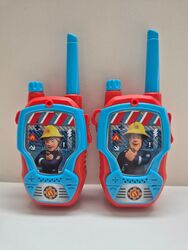 Dickie Walkie Talkie Feuerwehrmann Sam 2,4 GHz Reichweite 100m Funkgerät Fireman