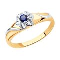 Ring Fingerring Silber 925 Zirkonia Stein Rosegoldoptik Saphir Ectschmuck 