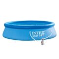 Intex Familienpool Pool Set 366x76 cm Kinderpool Schwimmbecken mit Filteranlage