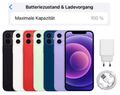 Apple iPhone 12 Mini - 64 128 256 GB - SEHR GUT - Schwarz Weiß Blau - 100% Batt.