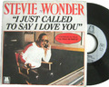 STEVIE WONDER "I just called to say I love you" France 45 MOTOWN -1ère Pochette