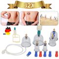 32tlg Schröpfen Set Vakuum Massage SCHRÖPFGLÄSER Cupping Schröpfset Mit Pumpe