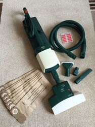 Vorwerk Staubsauger Kobold 121 + ET 340 mit geeigneten Zubehör Paket