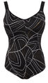 ULLA Dessous Shape-Badeanzug Monte Carlo 9011, Gr. 95 E, schwarz, top 159,95