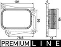 MAHLE Ölkühler Motoröl BEHR *** PREMIUM LINE *** CLC 111 000P für MERCEDES CL203