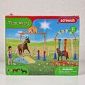 Schleich 42481 Farm World Pony Agility Training Spielset inkl. Figuren NEUWERTIG