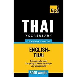 Thailändischer Wortschatz für Englisch - 3000 Wörter (Ame - Taschenbuch NEU Taranov,