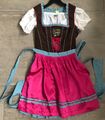 COUNTRY LINE*Trachtenmode 3tlg.DIRNDL•34-36•Trachtenkleid+-schürze+Trachtenbluse