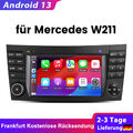 Carplay Für Benz CLS E-Class W211 W219 Autoradio GPS Nav WIFI DAB+ Android13 32G