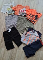 8 Teile Shorts T-Shirt Gr. 146 152  Neu  Sommer H&M C&A 