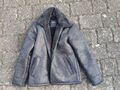 Hollister Leder Jacke Matt Biker Faux Leather Jacket