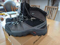 Wanderschuhe neuwertig, Salomon Quest Rove GTX w, Größe 38⅔, schwarz-grau