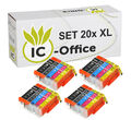 20x CANON Patronen 550 551 XXL Tinte für PIXMA IP7250 MG7150 MX725 MG6350 MG6450