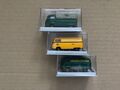 Brekina 1:87 VW T 1 SoMo  3x "Belgische Bahn" -  in OVP - Nr.  2390, 2391, 2392