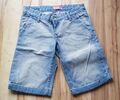 & STAR W26 Damen Stretch Jeans Bermuda-Shorts  Bequeme Kurze Hose im Used-Look