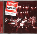 KANSAS: Setlist The very best of KANSAS Live  CD