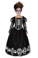 Tag der Toten Dia de Muertos Kostüm Halloween Skelettkleid Kinder Karneval