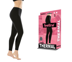 🔥Damen Thermo Leggings Warm Weich Blickdicht Winter Leggins Innenfleece Farben