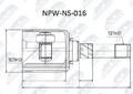 NTY NPW-NS-016 Gelenksatz Antriebswelle Getriebeseitig, Vorne Links