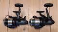 2 × Shimano US Baitrunner 4500 B (Spulen bedruckt, original 2. Serie) Angeln TOP