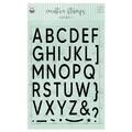 P13 Transparent Stempeln Set Motivstempel Clear Stamps, Alphabet 01