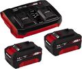 Original Einhell Starter Kit 2x 3,0 Ah Akkus und Twincharger Power X-Change